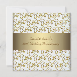 Convites Festa de Aniversário de Bodas de Ouro 50 Anos