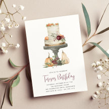 Festa de aniversário de Bolo de Camada de Queda