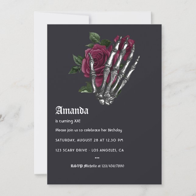 Convites Festa de aniversário de bruxelas (Frente)