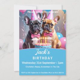 Convites Festa de aniversário de Bulls Francês