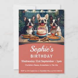 Convites Festa de aniversário de Bulls Francês