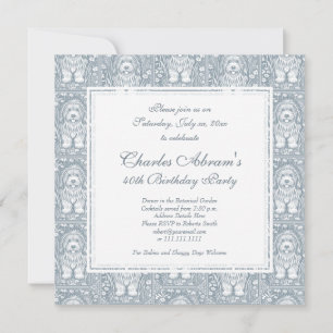 Convites Festa de aniversário de Cachorro Bastante Bem-Vind