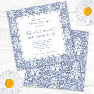 Convites Festa de aniversário de Cachorro Bastante Bem-Vind