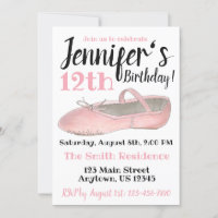 Festa de aniversário de Calçado de Dança de balé