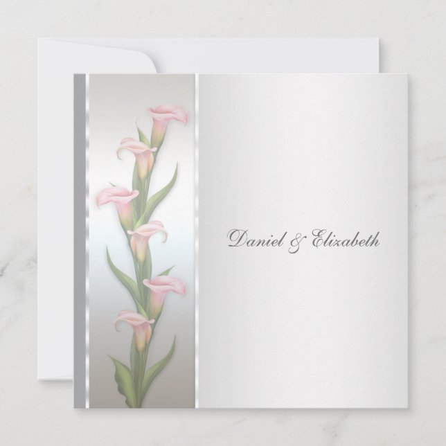 Convites Festa de Aniversário de Calla Lily 25 (Frente)