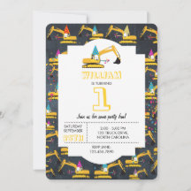 Festa de aniversário de Caminhão de Construção da 