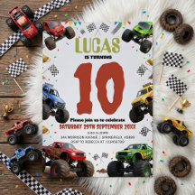 Festa de Aniversário de Caminhões Monstros para Cr