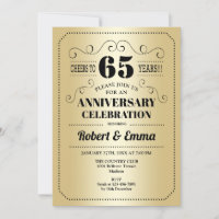 Festa de Aniversário de Casamento de 65 anos - Dou