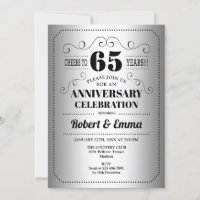 Festa de Aniversário de Casamento de 65 anos - Pre