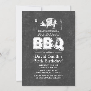 Convites Festa de aniversário de CHURRASCO de rosca para p