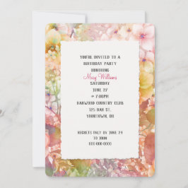 Convites Festa de aniversário de Cosmos de Verão