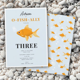 Convites Festa de Aniversário de criança de Água para Nadaç