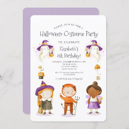Convites Festa de Aniversário de criança de Costume de Hall