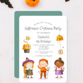 Convites Festa de Aniversário de criança de Costume de Hall