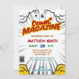 Convites Festa de Aniversário de criança de Estilo da Revis