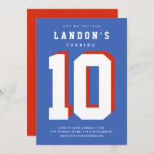 Festa de aniversário de criança fanática desportiv