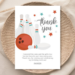 Convites Festa de Aniversário de Crianças de Boliche Modern