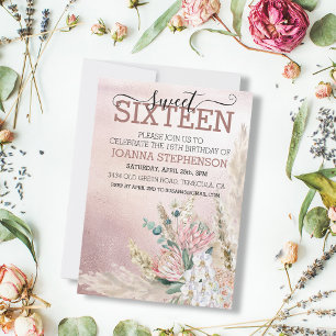 Convites Festa de Aniversário de Dezesseis Anos Doce Pampas