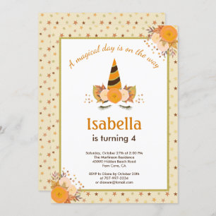 Convites Festa de aniversário de Dia das Bruxas Magnéticas