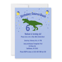 festa de aniversário de Dinossauro da Criança "Ani