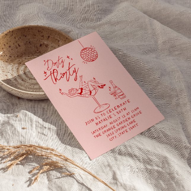 Convites Festa de aniversário de diversão de 30 30 (Criador carregado)