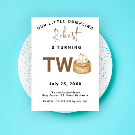 Convites Festa de aniversário de empacotamento chinês