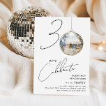 Convites Festa de aniversário de esfera de 30 de minimizaçã<br><div class="desc">Celebrar o marco de virar 30 com nosso Convite de festas chic e aniversário de 30 anos minimalista! Este convite define o palco para uma celebração memorável, com os números '30' com uma reviravolta única - o '0' é uma bola de disco cintilante, brilhando sobre nosso nítido fundo branco. O...</div>