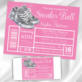 Convites Festa de aniversário de Espetáculo de Diamante Ros