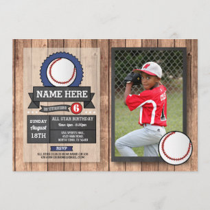 Convites Festa de Aniversário de Estrela de Todos os Esport