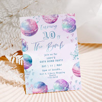 Festa de aniversário de fazer da bomba de banho