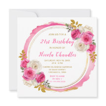 Festa de aniversário de Flores Elegantes, Rosa-Que