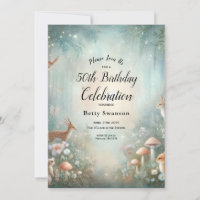 Festa de aniversário de Floresta Encantada de Teal
