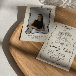 Convites Festa de aniversário De Fotografia Diária De Arco 