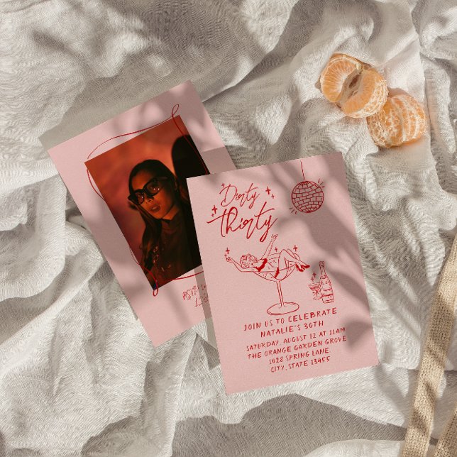 Convites Festa de aniversário de Fotografias à Mão Suja Tri (Criador carregado)