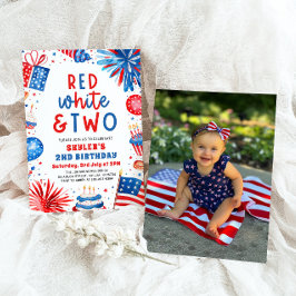 Convites Festa de aniversário de Fotografias do segundo Ver