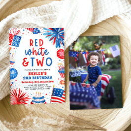 Convites Festa de aniversário de Fotografias do segundo Ver