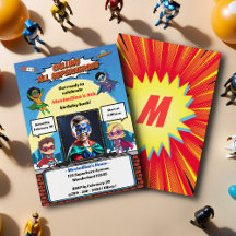 Festa de aniversário de Fotografias do Super Herói