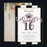 Convites Festa de aniversário de Fotografias Dourada Cor-de<br><div class="desc">Personalizar para o seu evento.</div>