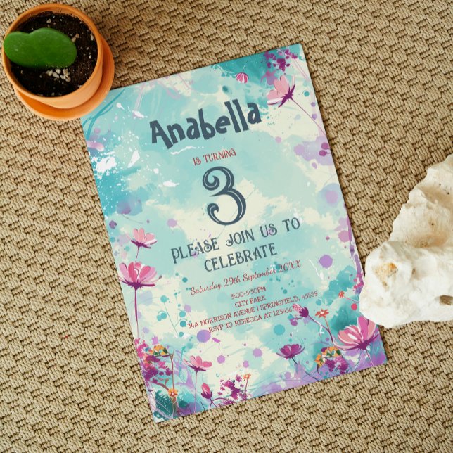 Convites Festa de aniversário de Fotografias Personalizadas (Criador carregado)