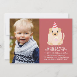 Convites Festa de aniversário de Fotografias Personalizadas