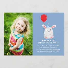 Convites Festa de aniversário de Fotografias Personalizadas