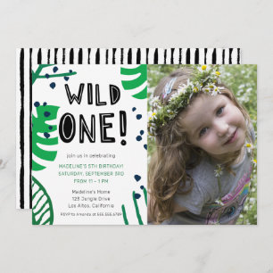 Convites Festa de aniversário de Fotografias Selvagens