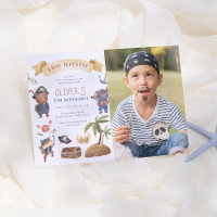 Festa de aniversário de Fotos de Animais Piratas