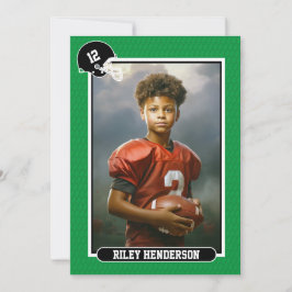 Convites Festa de aniversário de futebol desportivo