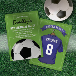 Convites Festa de Aniversário de Futebol Infantil | Camisa 
