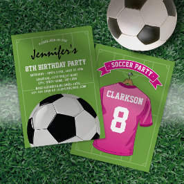 Convites Festa de Aniversário de Futebol Infantil | Camisa 