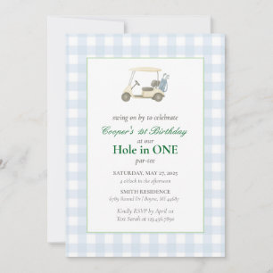 Convites Festa de aniversário de golfe