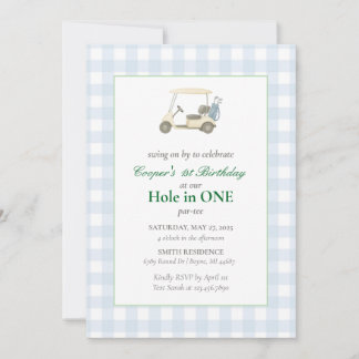 Convites Festa de aniversário de golfe