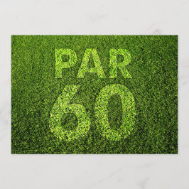 Convites Festa de aniversário de Golfe 60