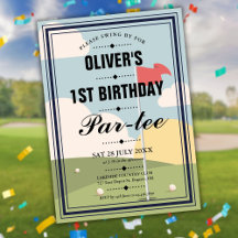 Festa de Aniversário de Golfe para Qualquer Idade 